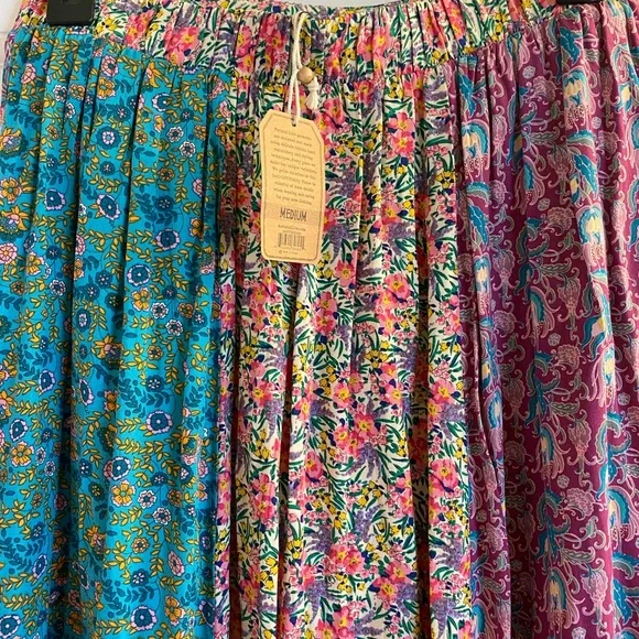 NATURAL LIFE Colorful Floral Maxi Skirt - Picture 5 of 8